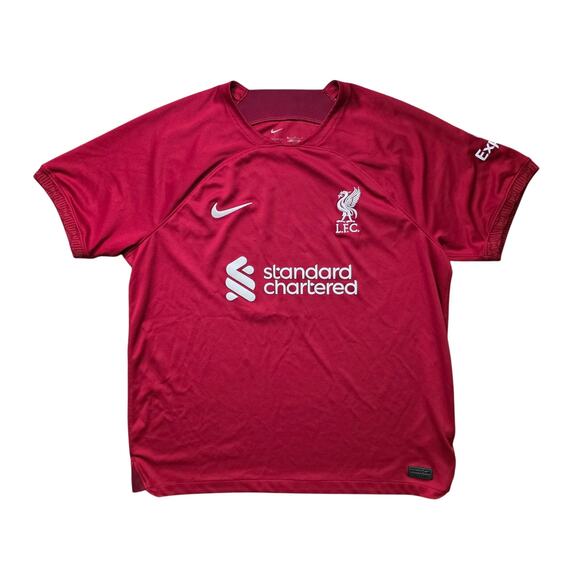 Nike Liverpool Soccer Jersey Men XL Red Football Club - Picture 1 of 7
